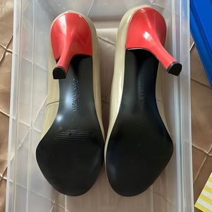 Calvin Klein two tone heels